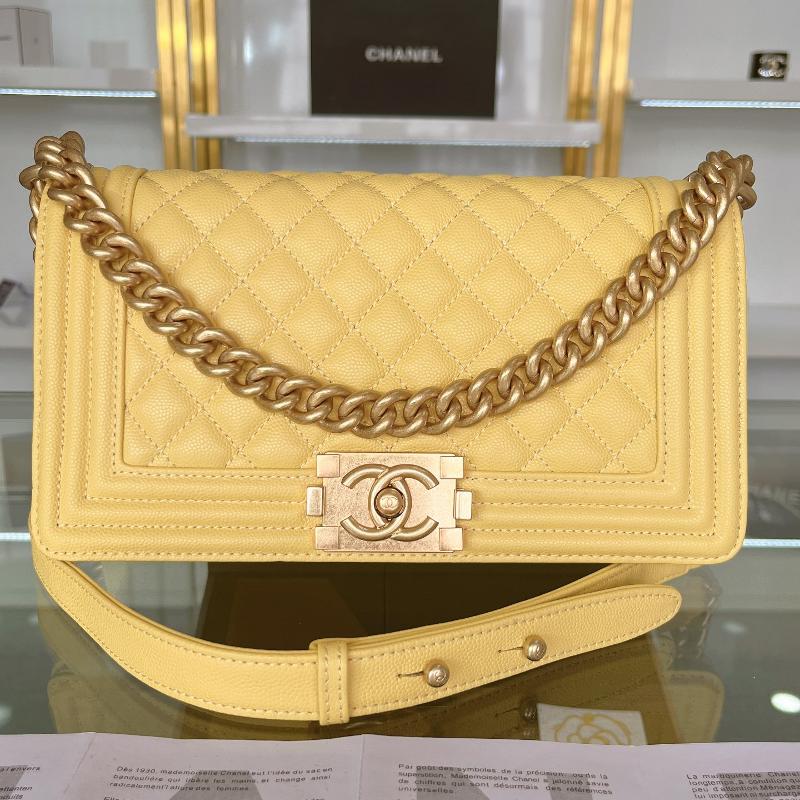 Chanel 2.55 Classic A67086 Fine ball patterned diamond grid yellow gilded buckle